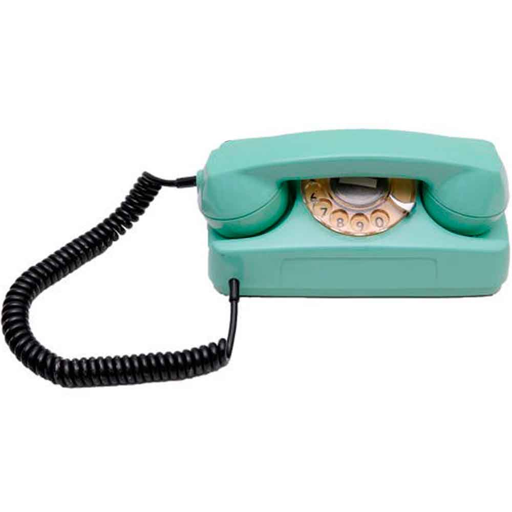Telefone-De-Mesa-Tijolinho-Antigo-Vintage-Verde-70-s