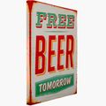 Quadro-Tela-Free-Beer-Tomorrow----------------------------------------------------------------------