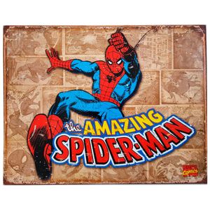 Placa-De-Metal-Spider-Man