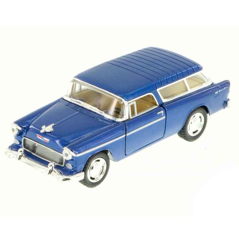 Miniatura-1955-Chevy-Bel-Air-Nomad-Escala-1-40-Azul