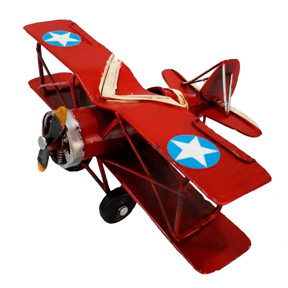Miniatura-Aviao-Estrela-Vermelho