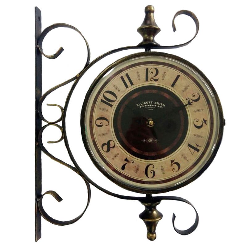 Relógio De Parede Estação Ellicott Smith versareanosdourados