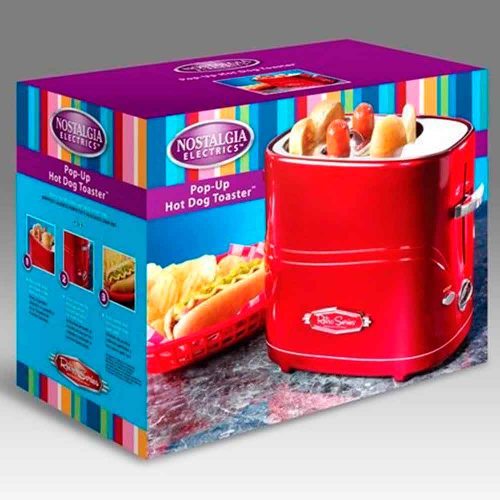 Hot Dog Toaster Nostalgia Eletrics versareanosdourados