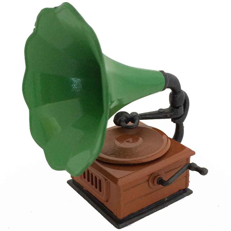 Apontador-Retro-Miniatura-Gramofone-Verde