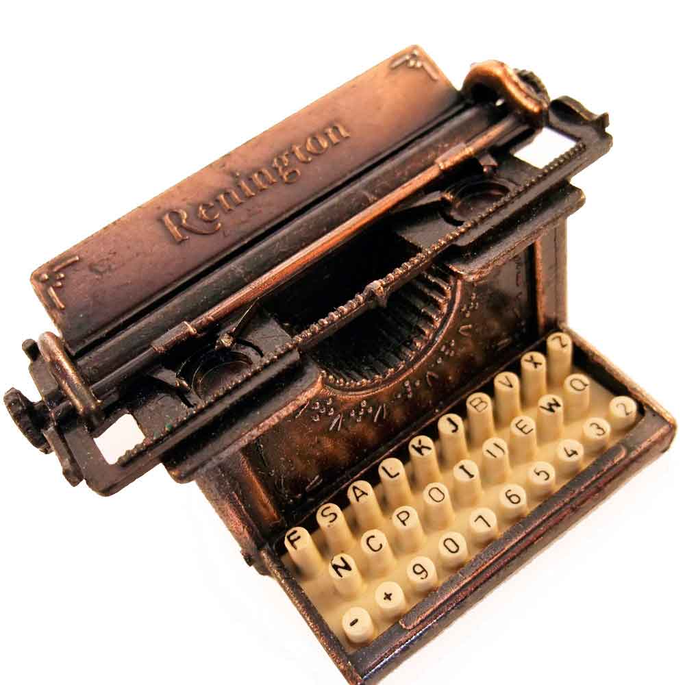 Apontador-Retro-Miniatura-Maquina-De-Escrever-Envelhecido