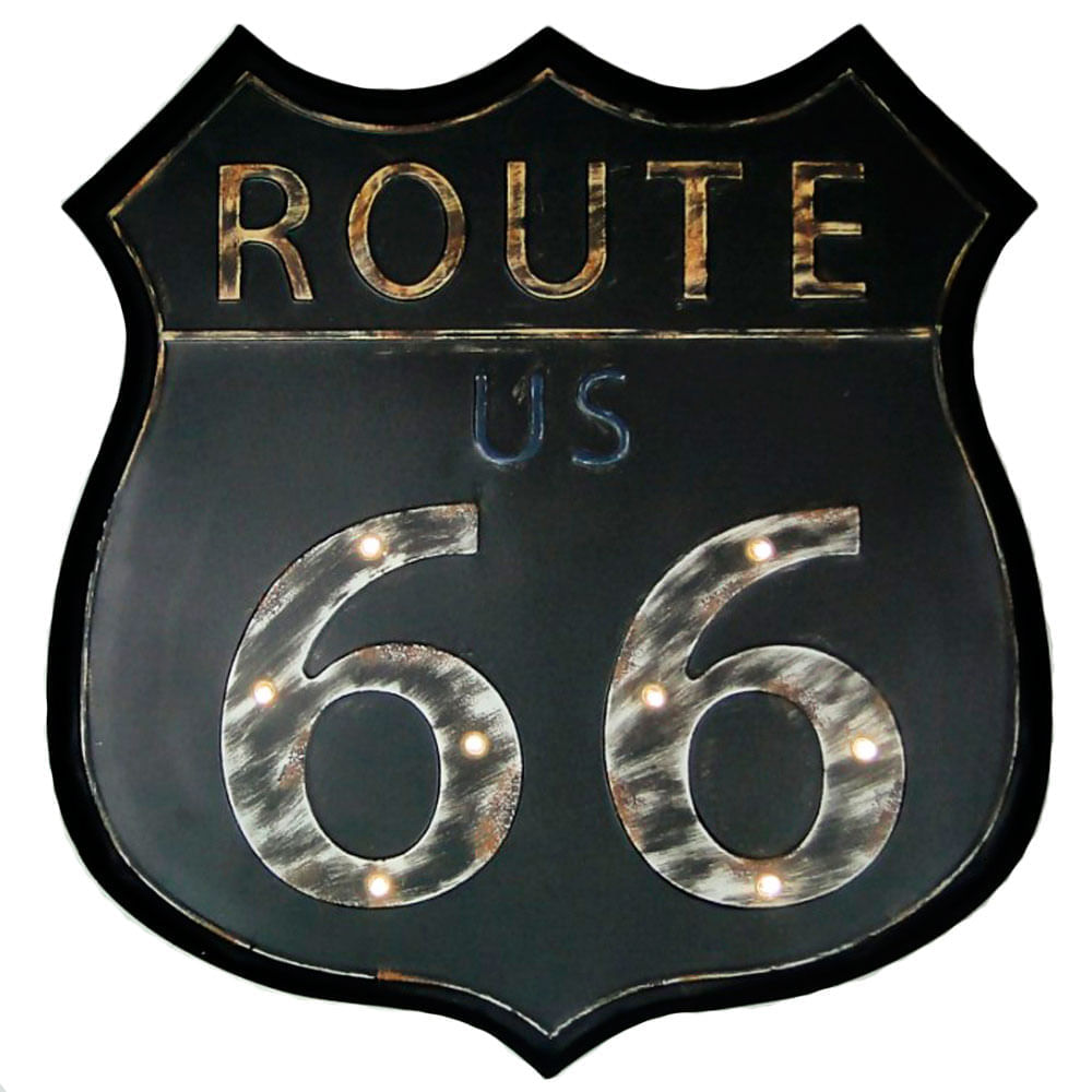 placa-decorativa--luminosa-route-66-cod-417001