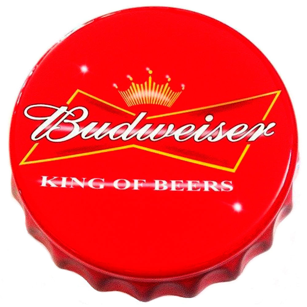 Tampa-Decorativa-Budweiser-Vintage
