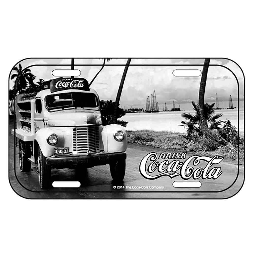 Placa-Metal-Old-Truck-Coca-Cola-Retro
