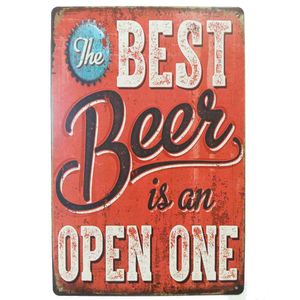 Placa-De-Metal-Decorativa-Best-Beer-Is-An-Open-One
