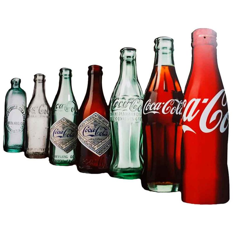 Placa-Decorativa-Mdf-Coca-Cola-Bottle-Evolution-Recorte