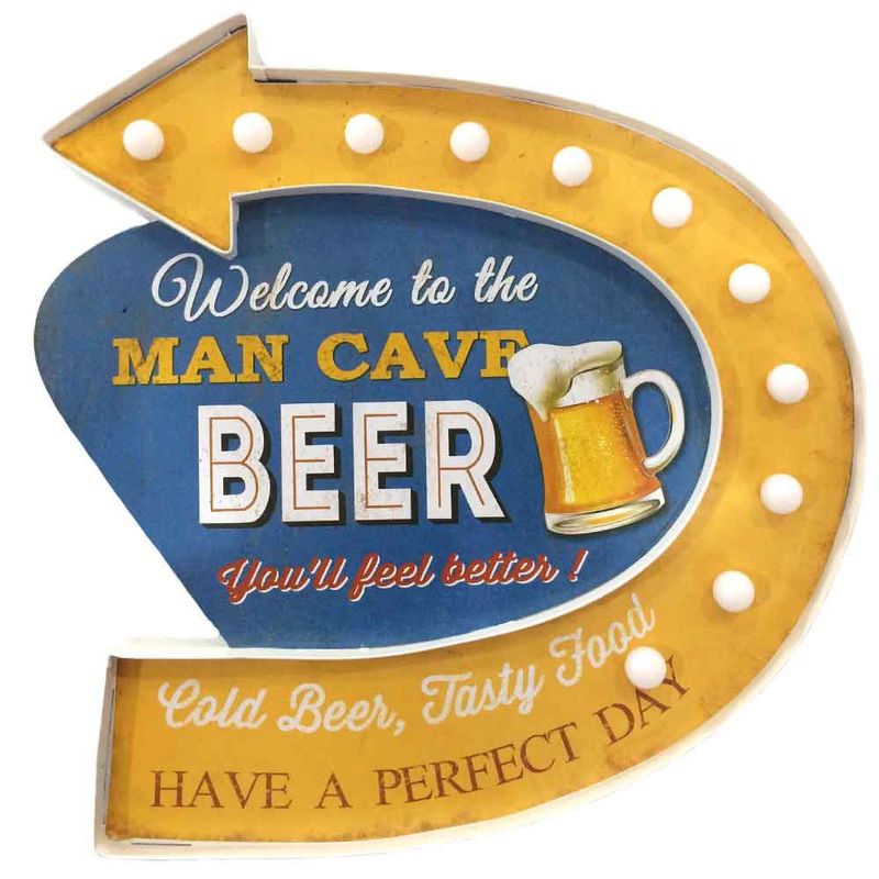 Placa-Luminosa-A-Pilha-Retro-Welcome-To-The-Man-Cave-Beer