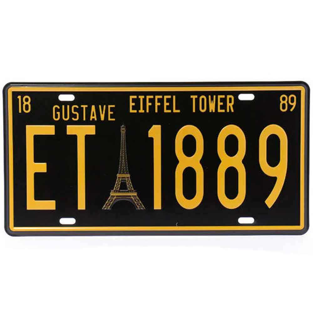 Placa-De-Metal-Decorativa-Eifel-Tower