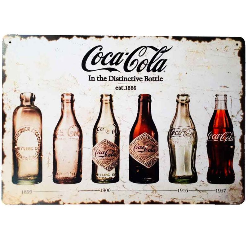 Placa-Decorativa-Mdf-Coca-Cola-In-The-Distinctive-Bottle