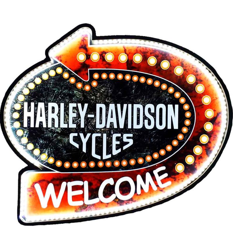 Placa-Decorativa-Mdf-Com-Led-Harley-Davidson-Welcome