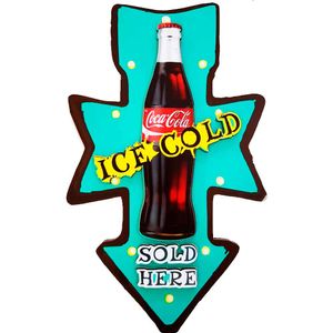 Placa-Decorativa-Mdf-Alto-Relevo-Coca-Cola----Unica