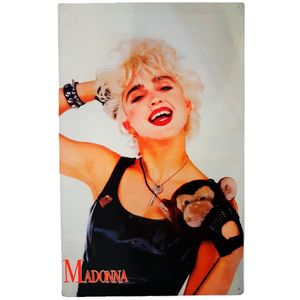 Placa-De-Metal-Vintage-Da-Madonna
