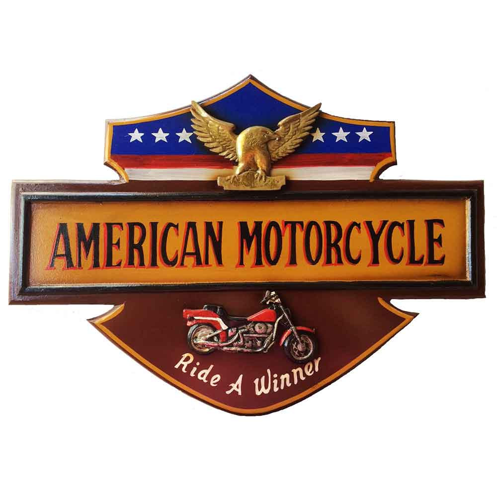 quadro-madeira-american-motorcycle