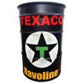 Tambor-Decorativo-Texaco-Preto-Vintage-Industrial