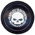 Tambor-Decorativo-Pequeno-Harley-Davidson-Skull-Preto