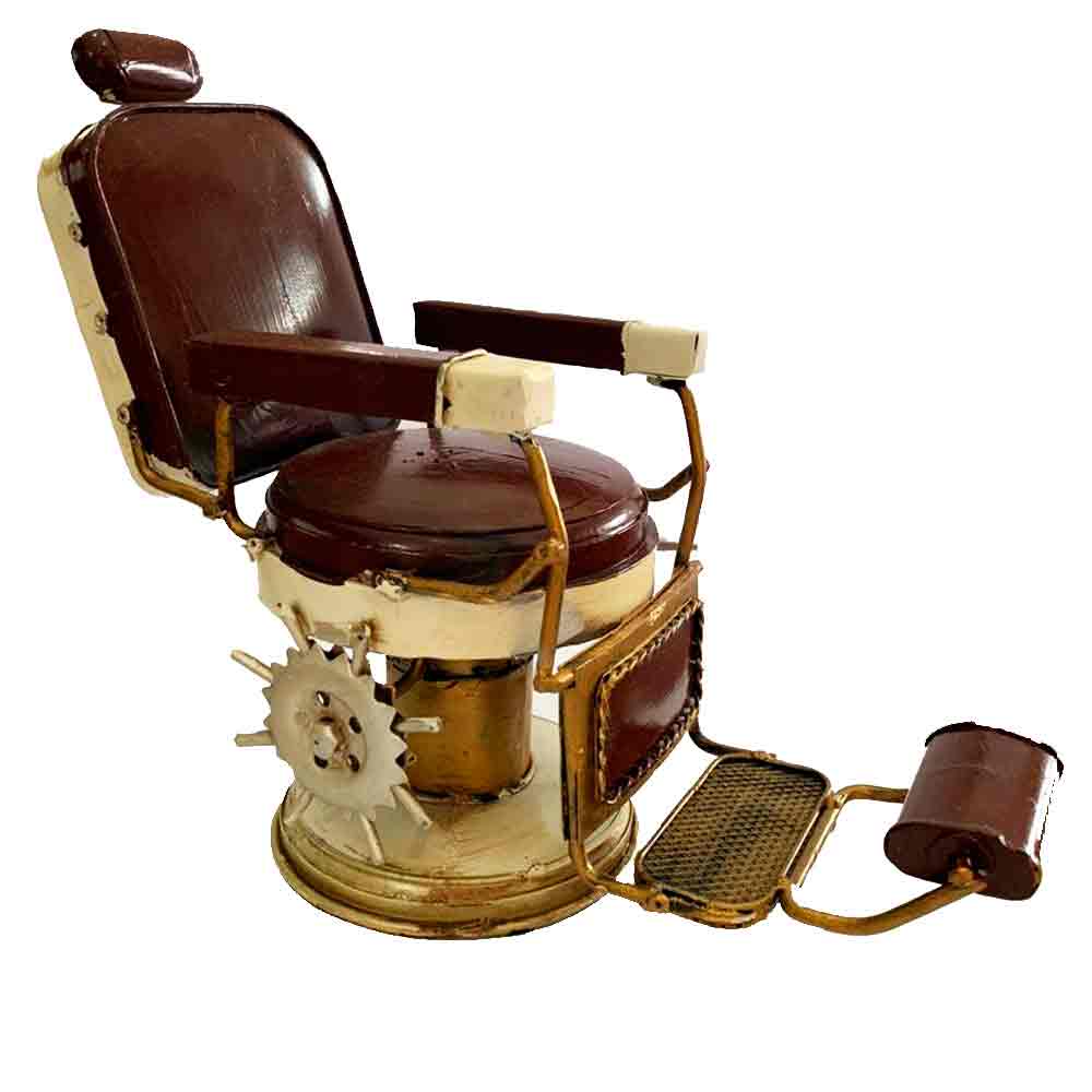 Cadeira de Barbeiro Clássica Marron