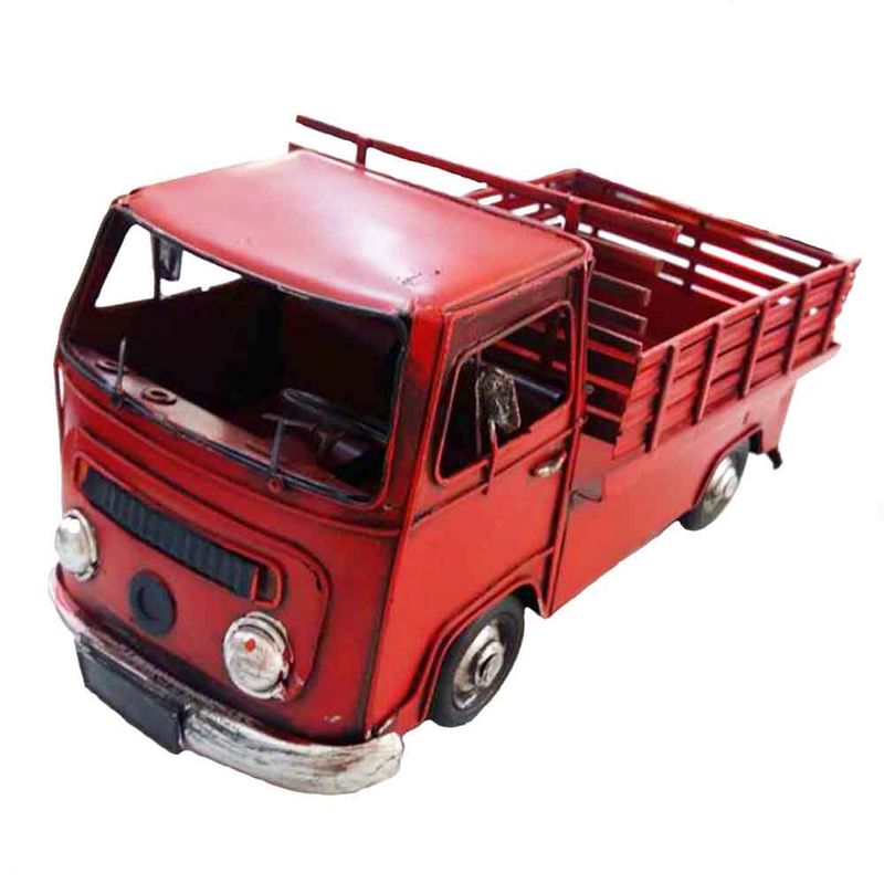 Miniatura-Kombi-Pick-Up-Vermelha