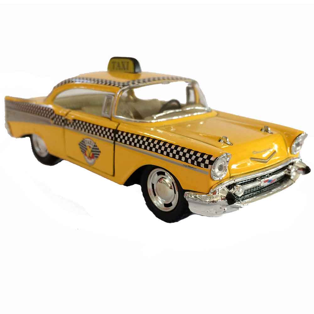 Miniatura-Chevy-Bel-Air-1957-Escala-1-32-Taxi
