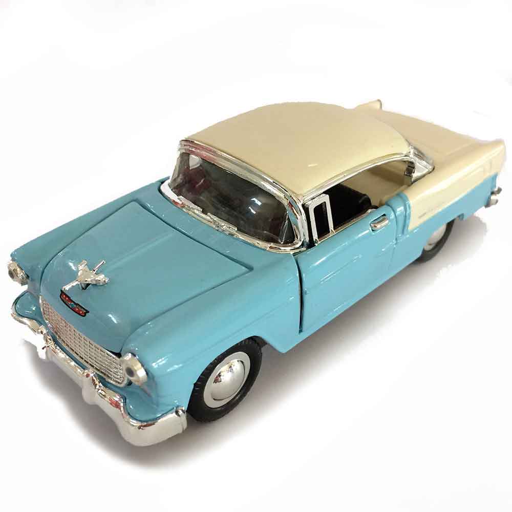 Miniatura-Chevy-Bel-Air-1957-Escala-1-32-Azul