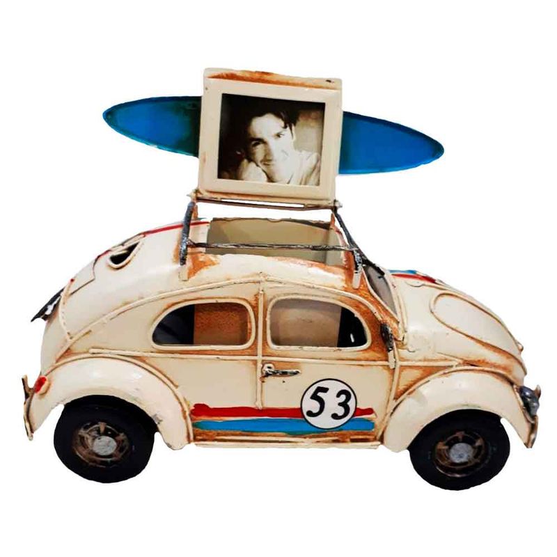 Miniatura-Fusca-Herbie-Com-Porta-Retrato