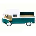 Miniatura-1963-Volkswagen-Kombi-Pickup-Cabine-Dupla-Escala-1-34-Saia-E-Blusa-Verde