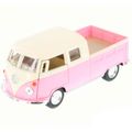 miniatura-1963-volkswagen-kombi-pickup-cabine-dupla-rosa-pastel-cod-542001
