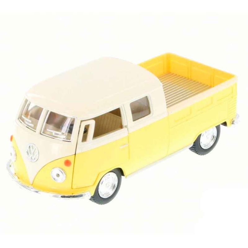 miniatura-1963-volkswagen-kombi-pickup-cabine-dupla-amarelo-pastel-cod-542101