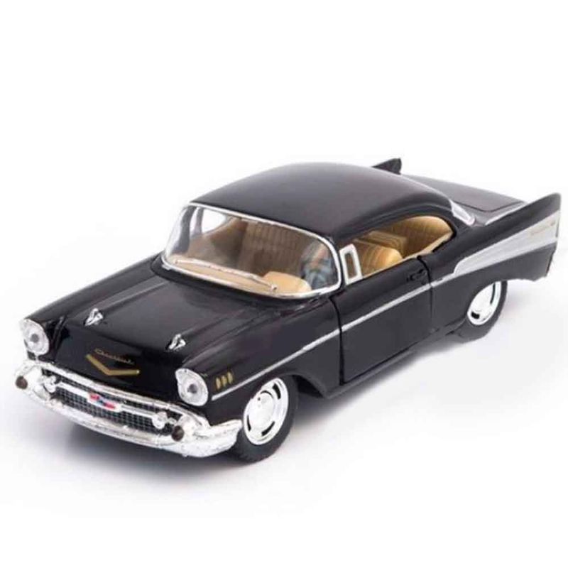Miniatura-1957-Chevrolet-Bel-Air-Escala-1-40-Preto