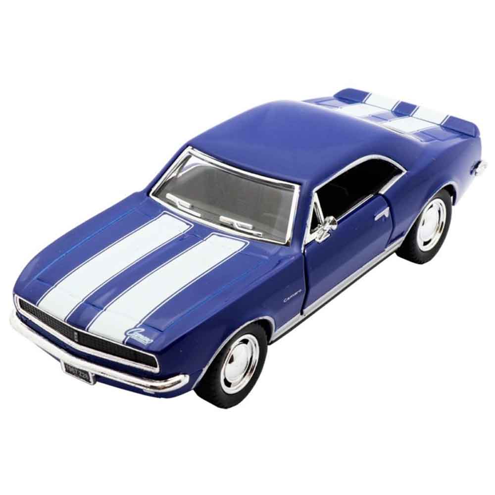 Miniatura-1967-Chevrolet-Camaro-Escala-1-37-Azul-E-Branco