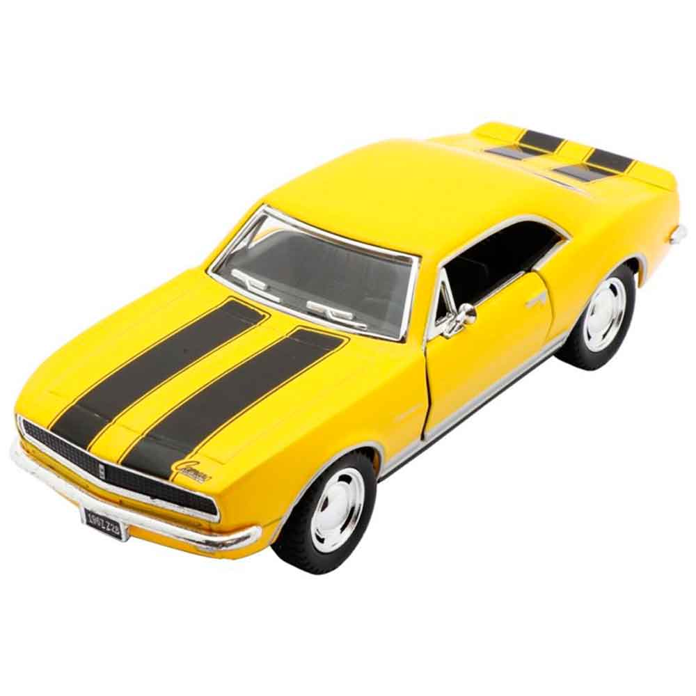 Miniatura-1967-Chevrolet-Camaro-Escala-1-37-Amarelo-E-Preto