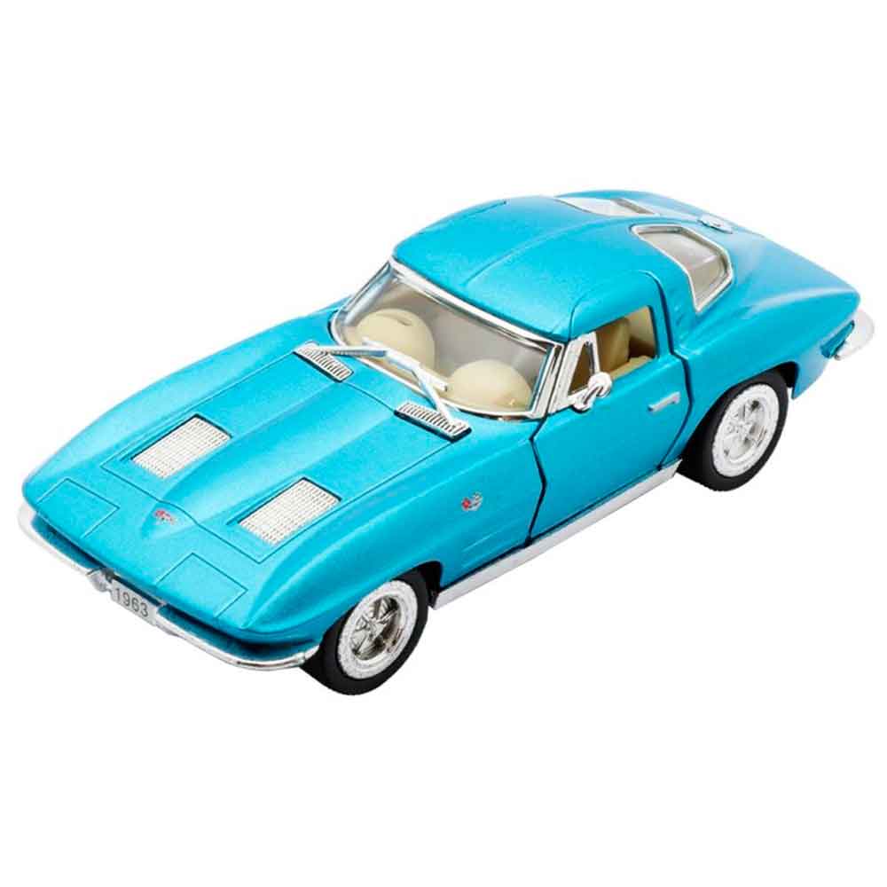 Miniatura-1963-Corvette-Sting-Ray-Escala-1-36-Azul