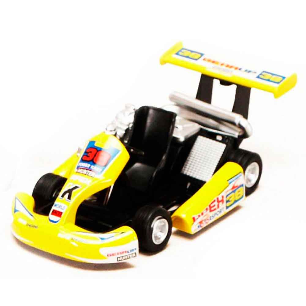 Miniatura-Kart-Turbo-Go-Amarelo
