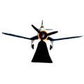 Miniatura-Colecionavel-Aeronave-Classic-Fighter-Azul-01