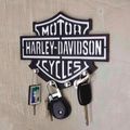 Porta-Chaves-Mdf-Harley-Davidson-Branco