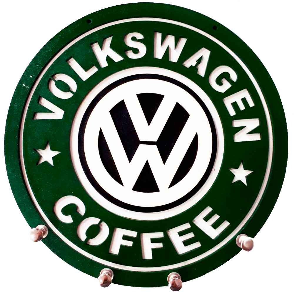 Porta-Chaves-Mdf-Volkswagen-Coffee