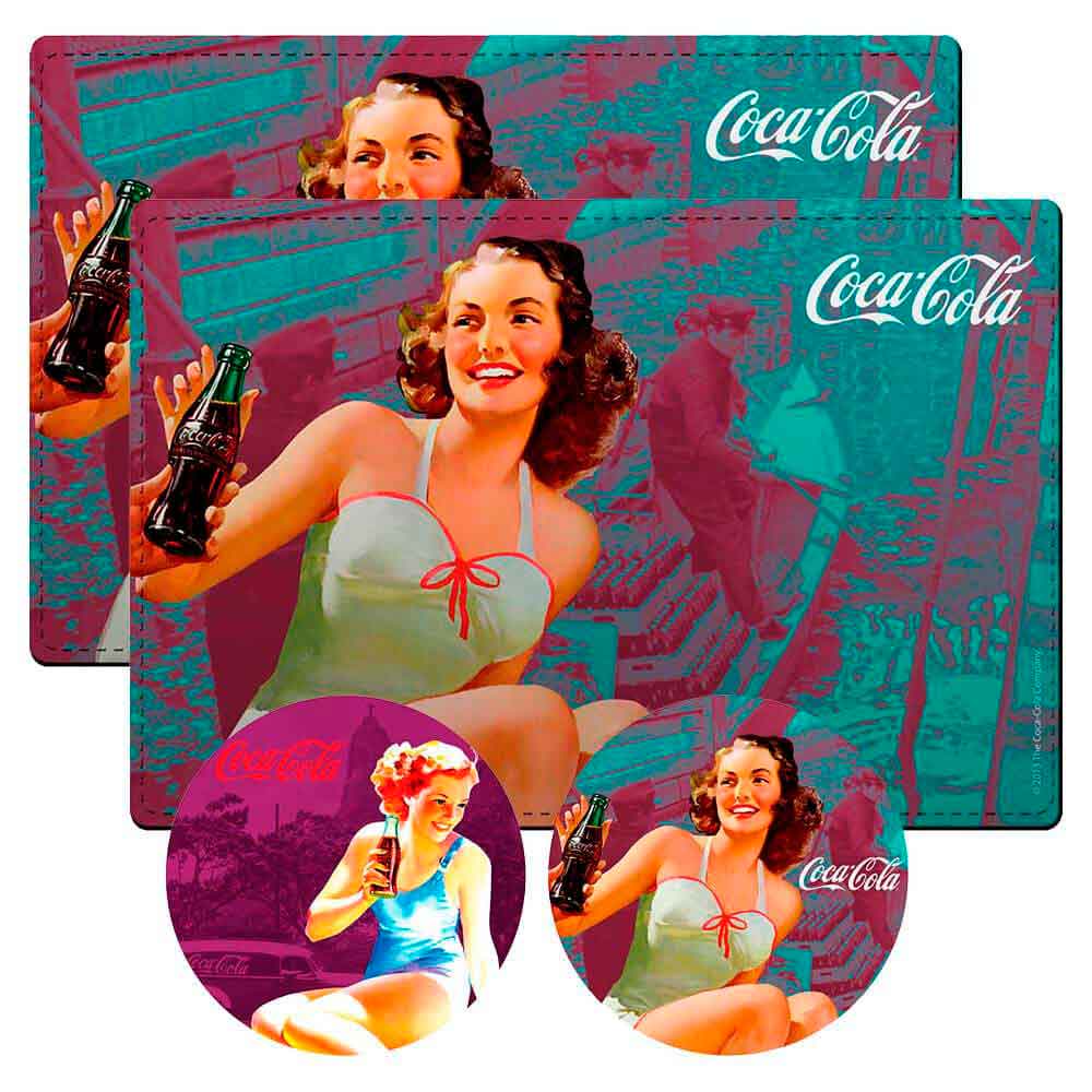 Conj-2-Jogos-Americanos-Pin-Up-Blue-Coca-Cola-Retro