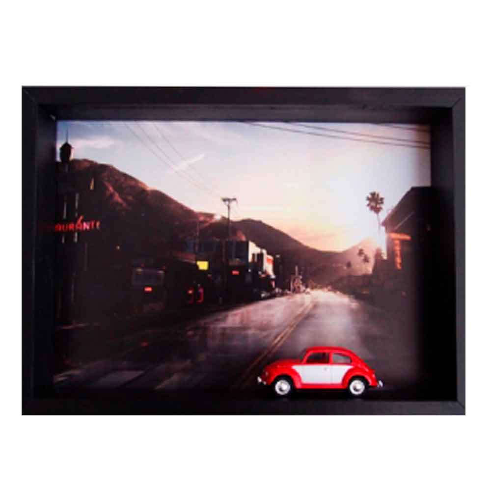 Quadro-3d-Fusca-Vermelho-Escala-1-64