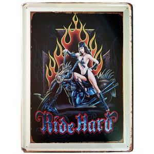 Placa-De-Metal-Da-Ride-Hard