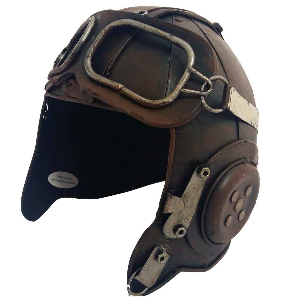 Miniatura-Capacete-de-Aviador-----------------------------------------------------------------------