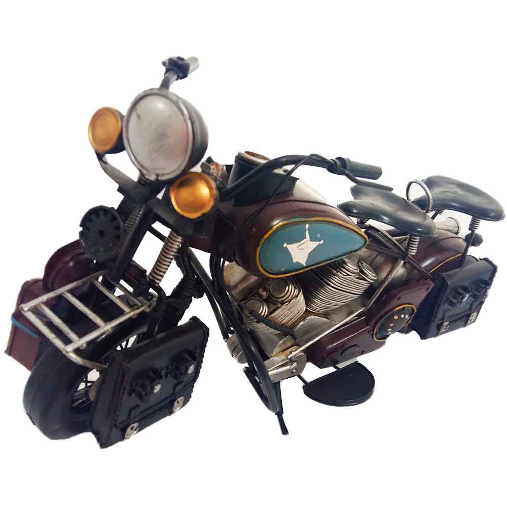 Miniatura-Motocicleta-Marrom------------------------------------------------------------------------