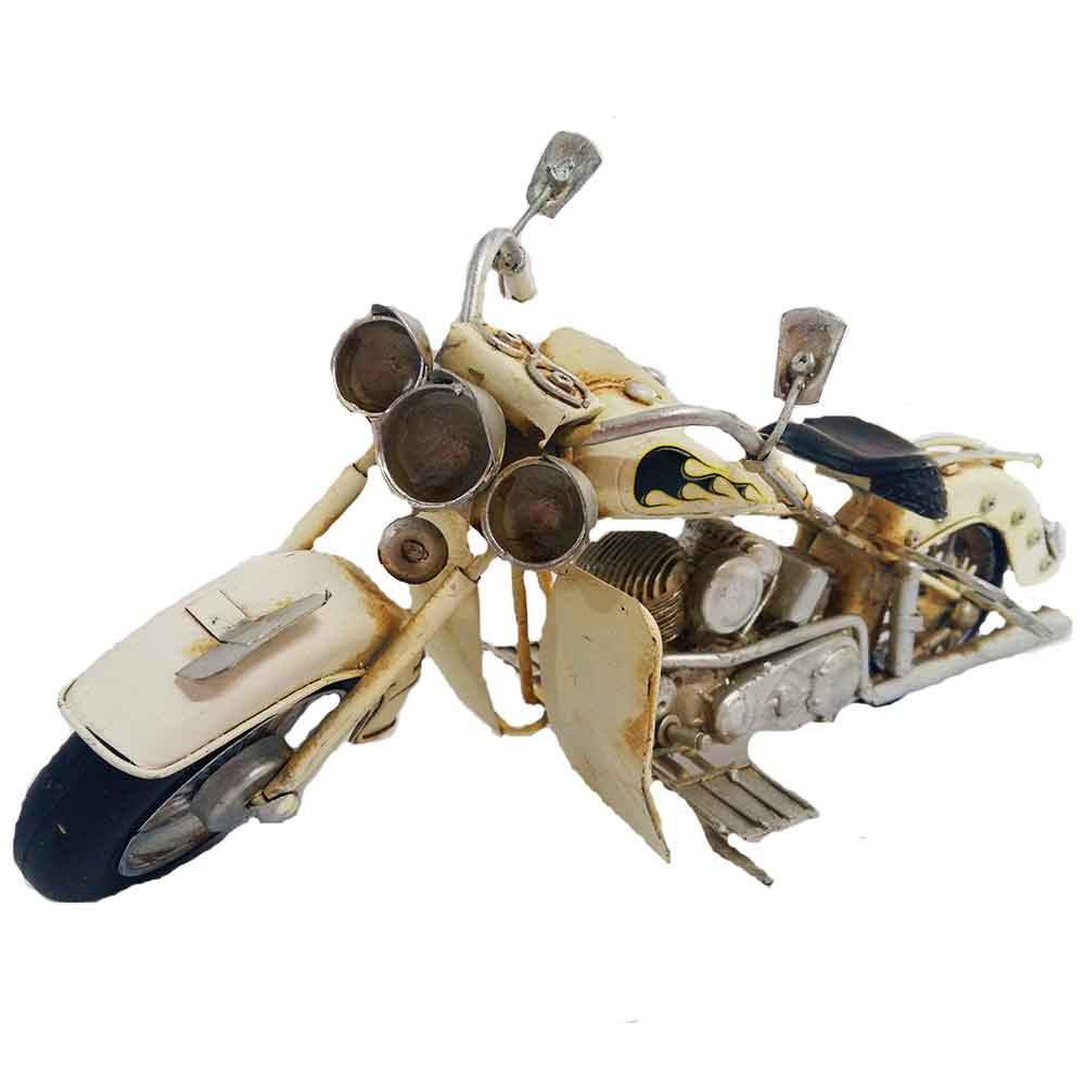 Miniatura-Motocicleta-Harley-Style-Creme------------------------------------------------------------
