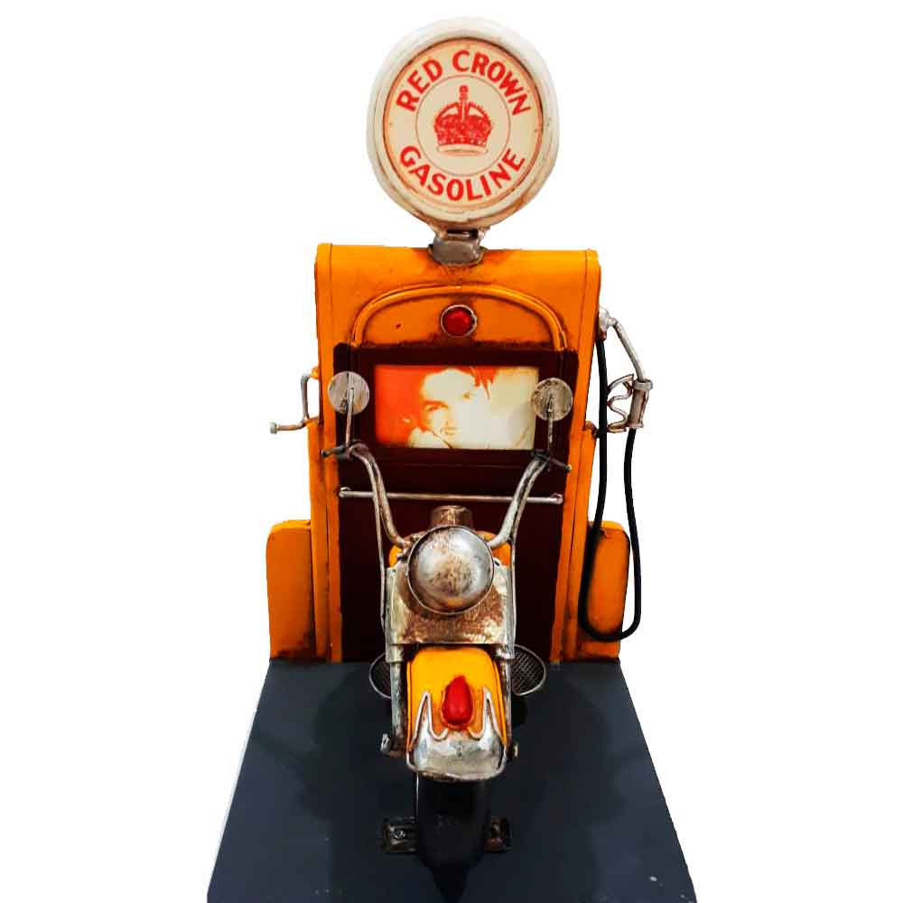 Miniatura-Porta-Retrato-Motocicleta-Red-Crow-Gasoline