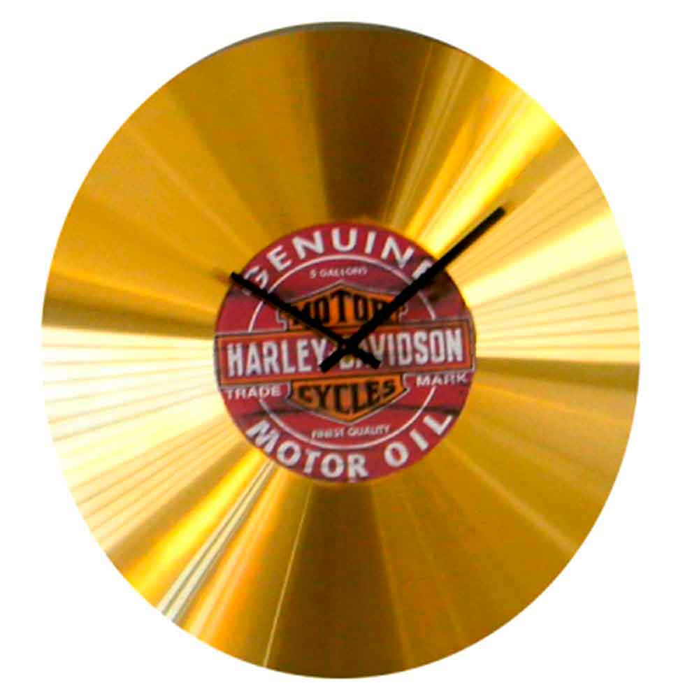 Relogio-Disco-de-Ouro-Harley-Davidson---------------------------------------------------------------