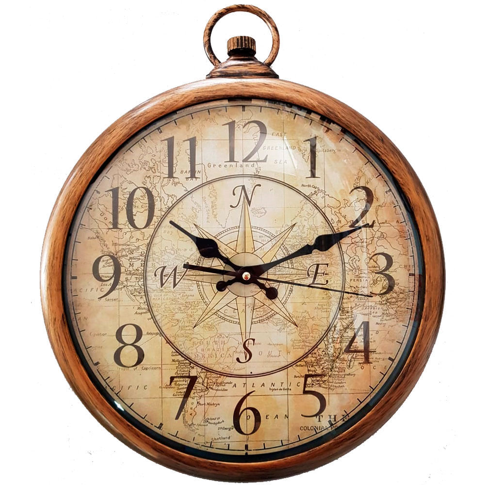 Relogio-De-Parede-Vintage-Bussola-Dourado