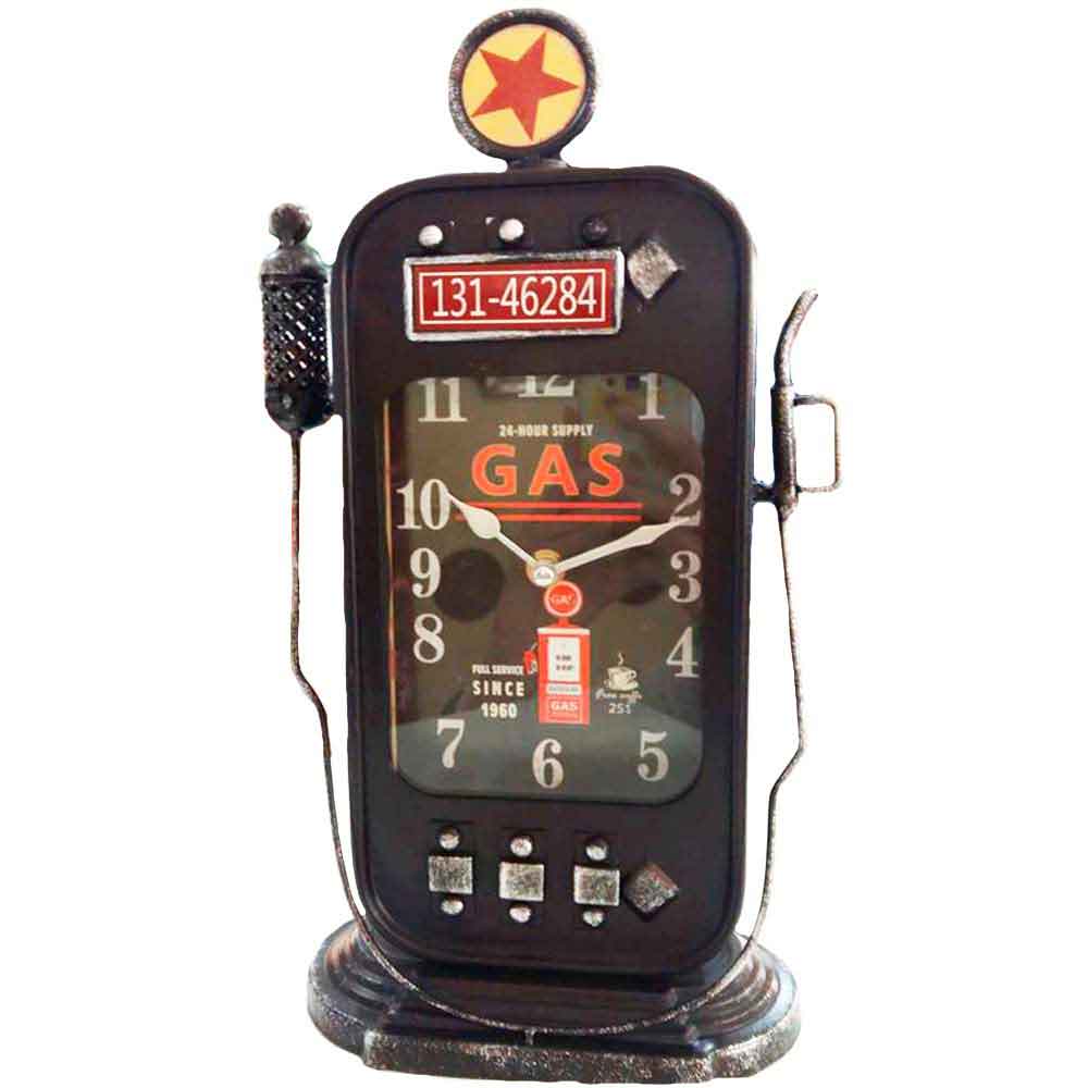 Relogio-De-Mesa-Bomba-De-Gasolina-Gas-Preto