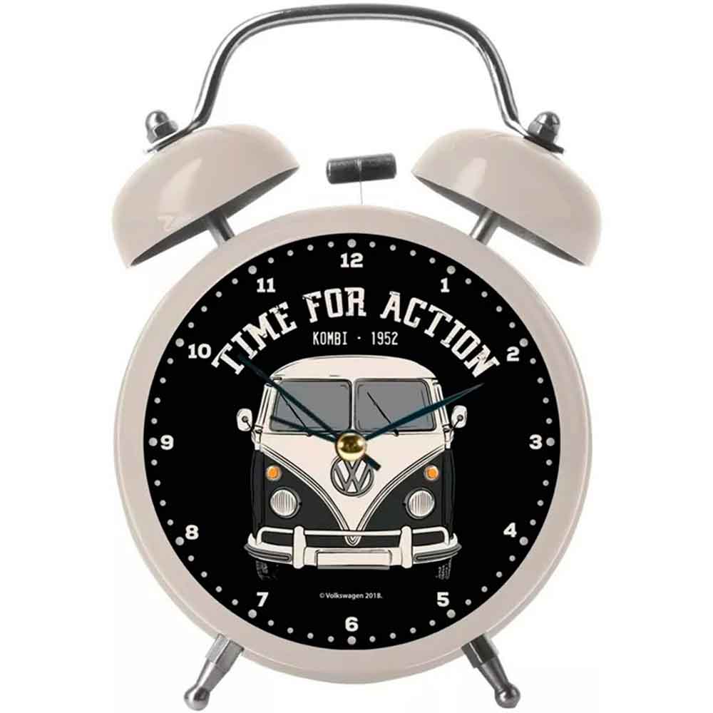 Relogio-Despertador-Metal-Volkswagen-Kombi-Branco